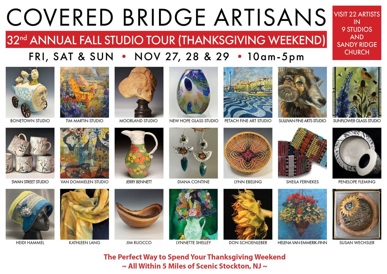 Covered Bridge Artisans 32nd Annual Fall Studio Tour — Nov 27–29