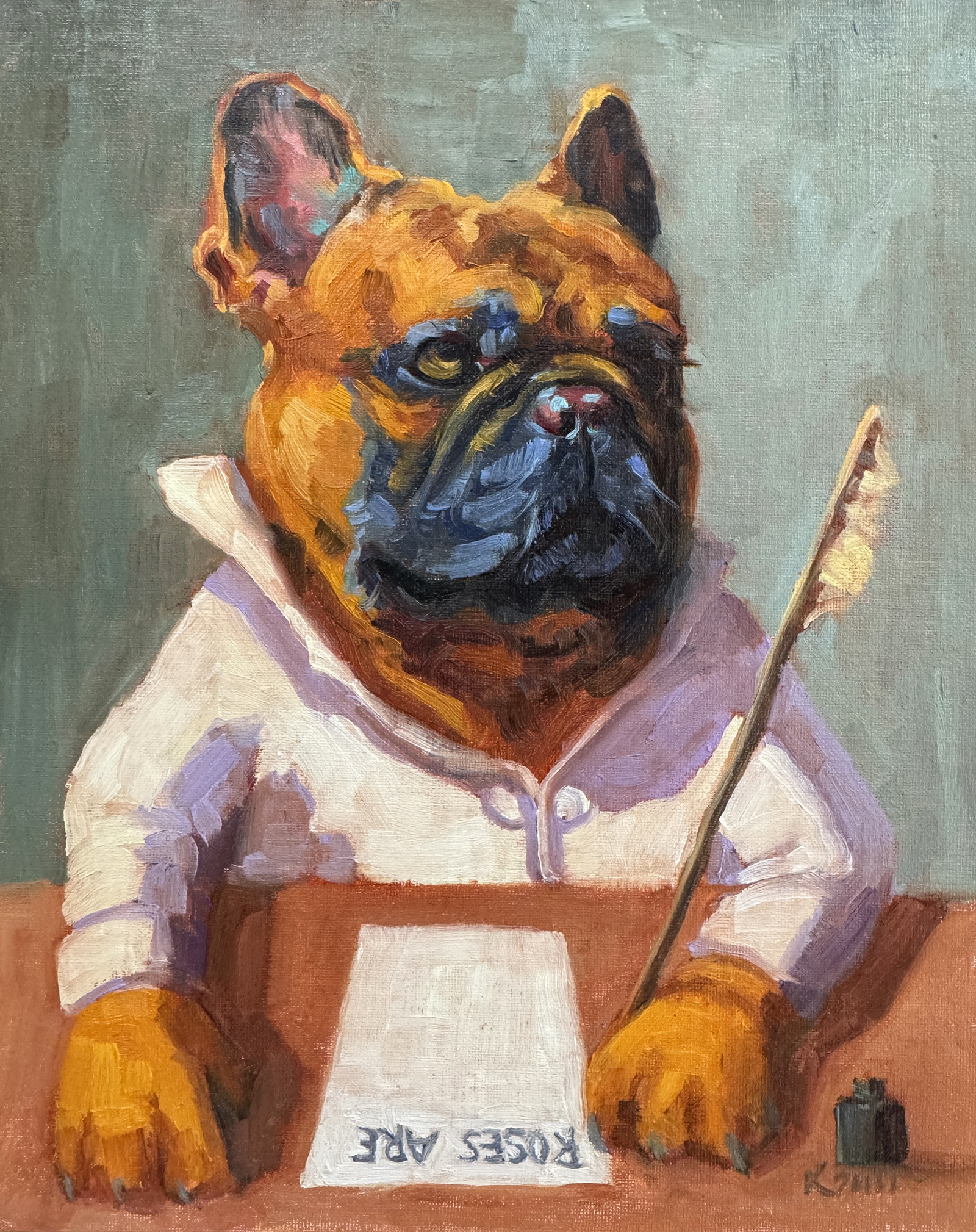 Monsieur Bulldog the Poet
