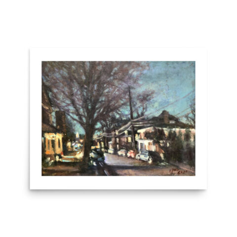 North Union and Delaware Fine Art Print