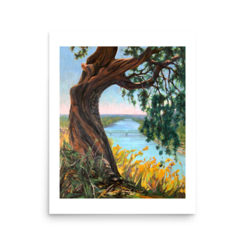 The Guardian At The Milford Bluffs Fine Art Print