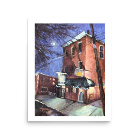 Moon Over Mitchell's Fine Art Print