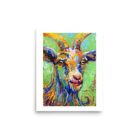 Van Goat Fine Art Print