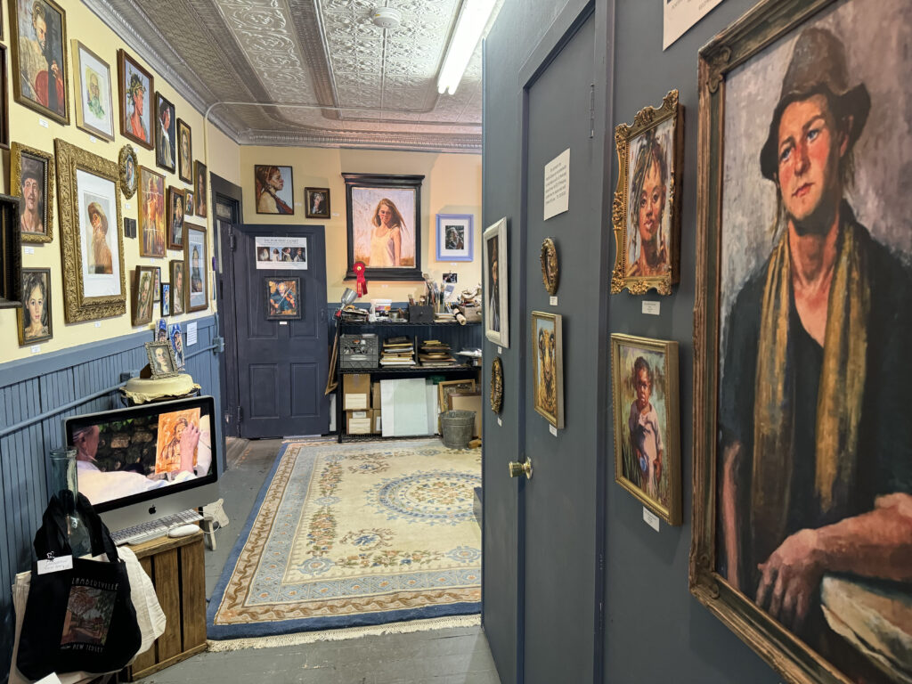 image of The Portrait Closet gallery space at The Peoples Antique Store