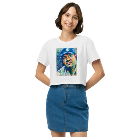 Babe Ruth Art Crop Top