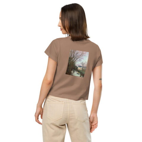 Dusk On The Canal Women’s Art T-Shirt